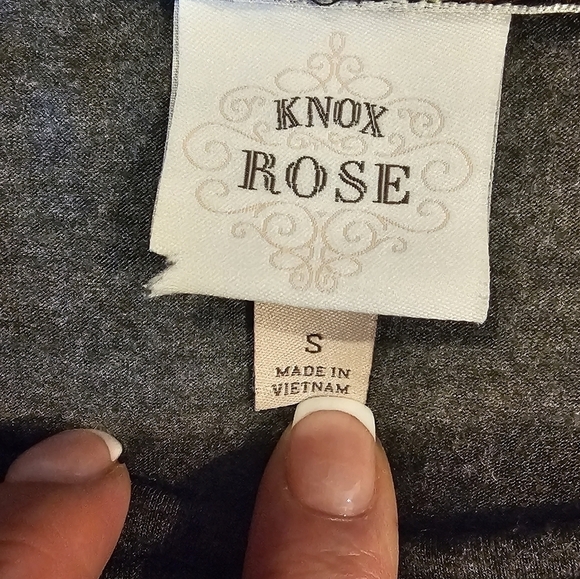 Knox Rose Cap Sleeve Color Block Round Hem Top Size S - Picture 5 of 9